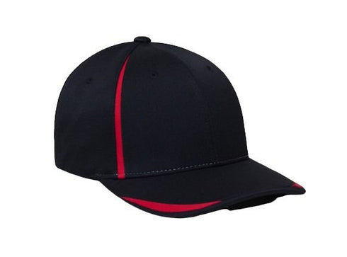 Pacific Headwear M3 Performance Flexfit® Cap (472F), Color 'BlackRed'